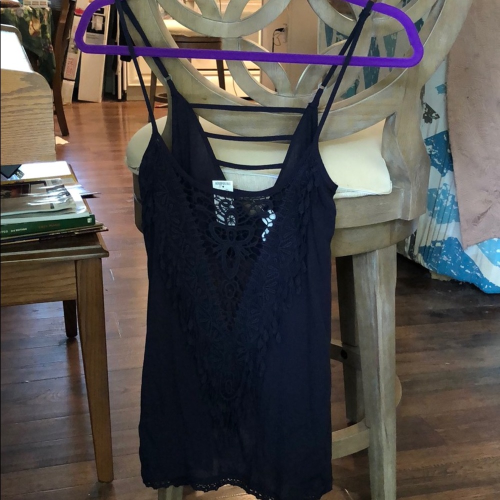 NWT Aeropostale Navy Tank Top